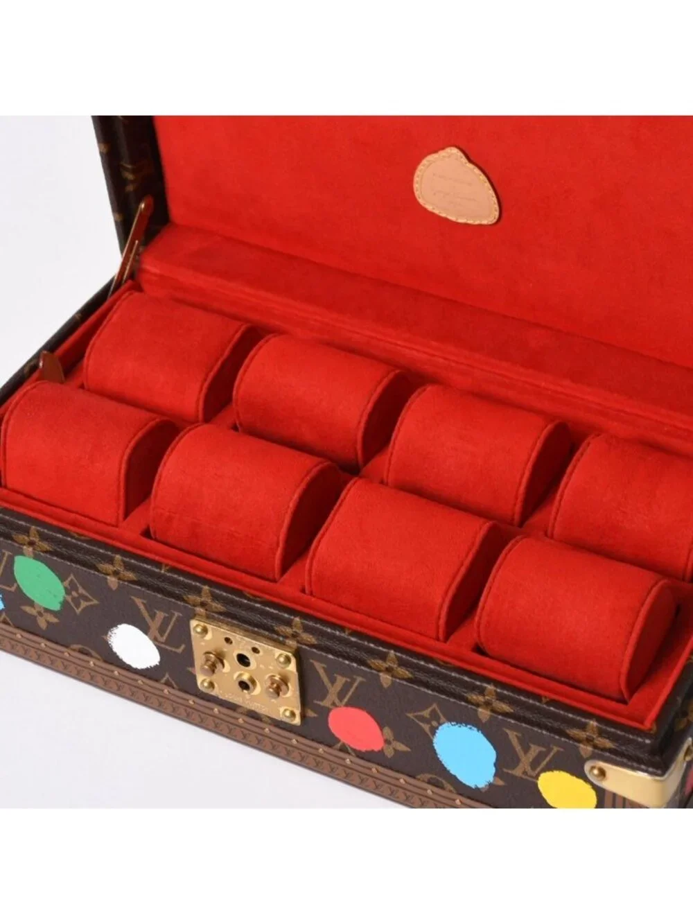 Louis Vuitton Super Rare Watch Trunk LV YK Yayoi Kusama Coffret